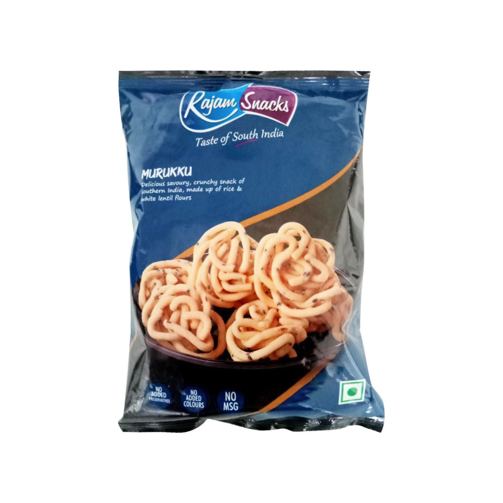 Rajam Snacks Masala Murukku Namkeen - Pack of 2 : 2 x 150 g