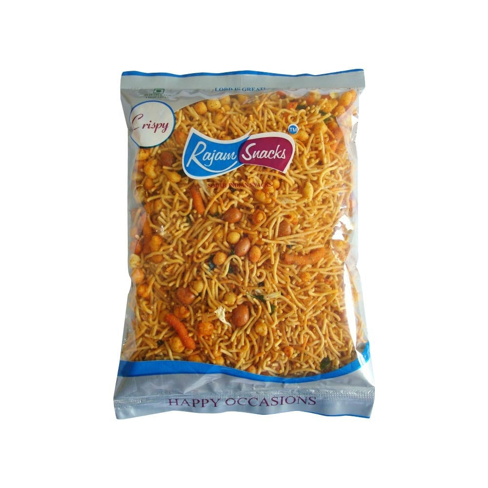 Rajam Snacks Madras Mixture Namkeen - Pack of 2 : 2 x 150 g