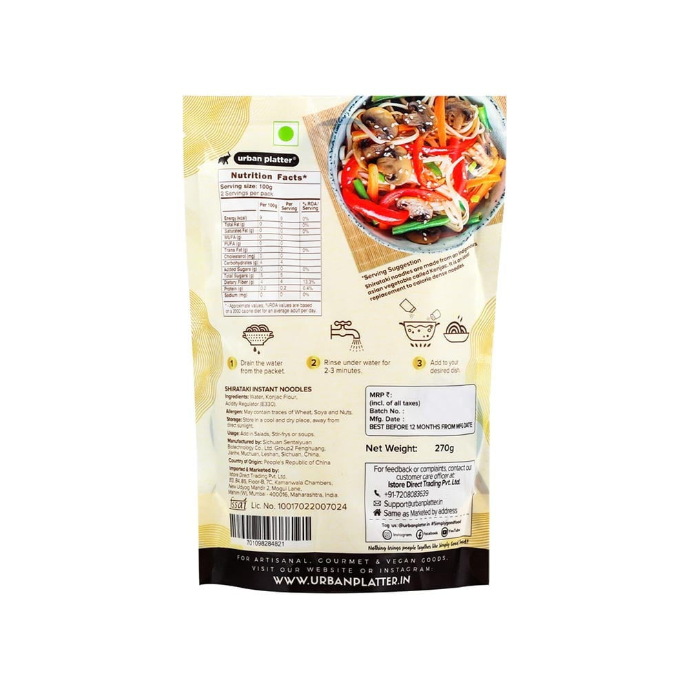 Urban Platter Shirataki Noodles : 270 g