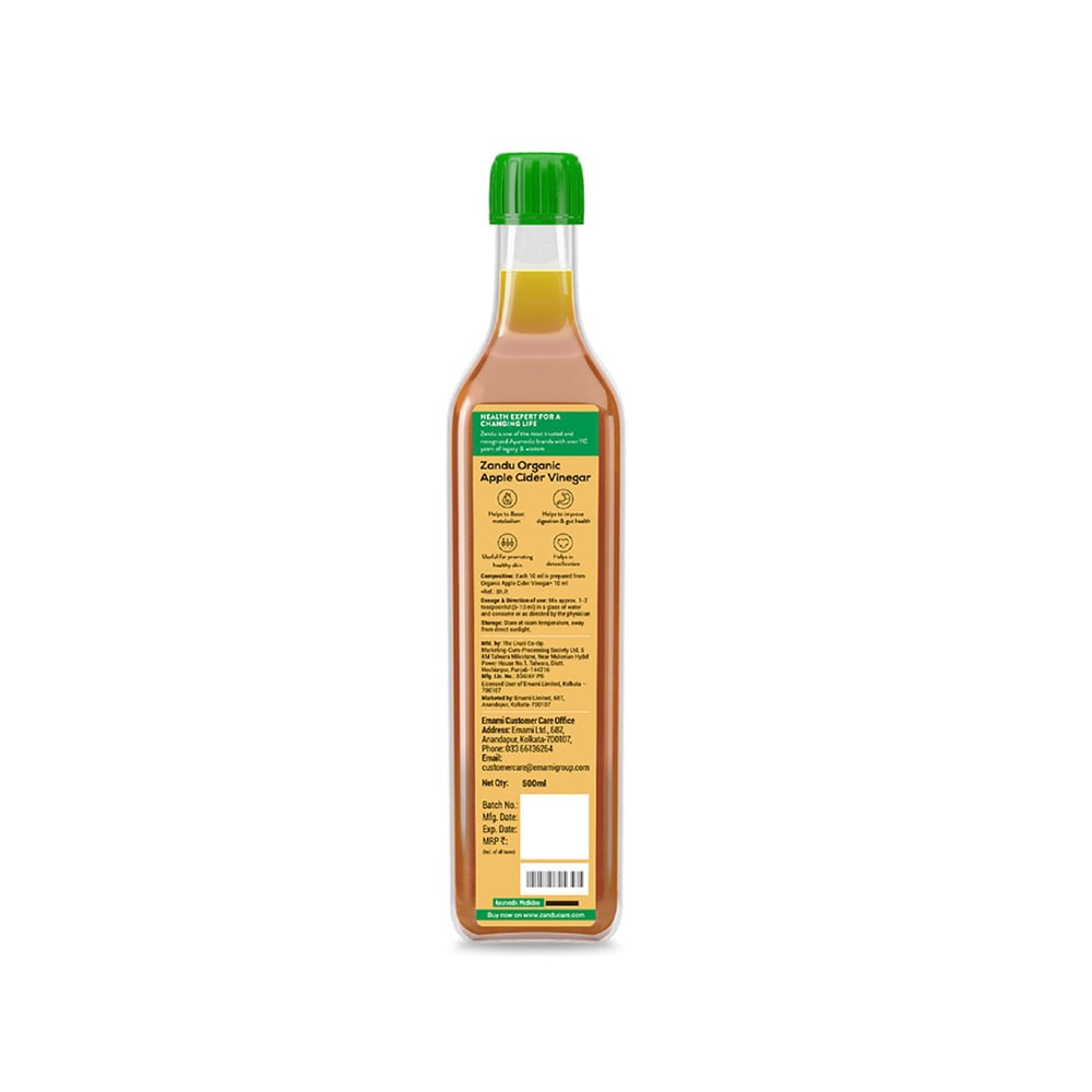 Zandu Organic Apple Cider Vinegar : 500 ml