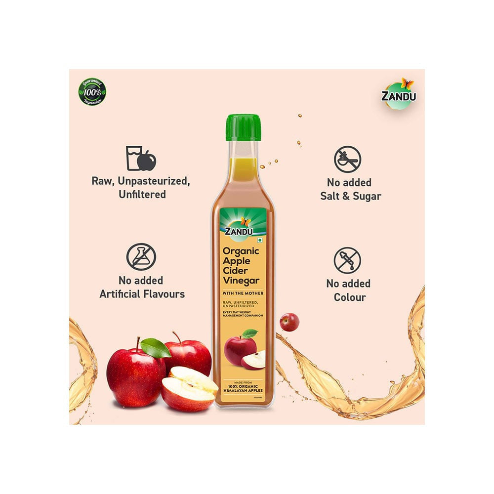 Zandu Organic Apple Cider Vinegar : 500 ml