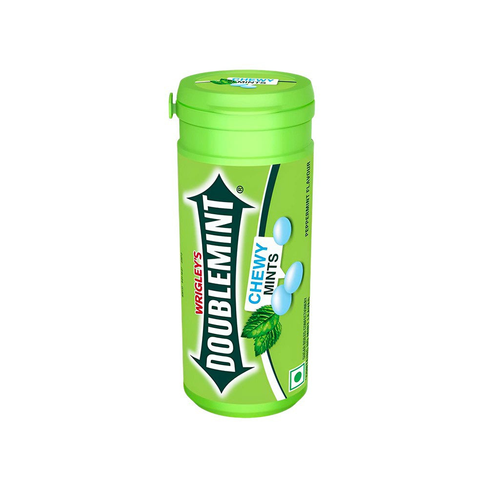 Wrigley's Doublemint Peppermint Chewy Mint Candies - Pack of 2 : 2 x 30.4 g