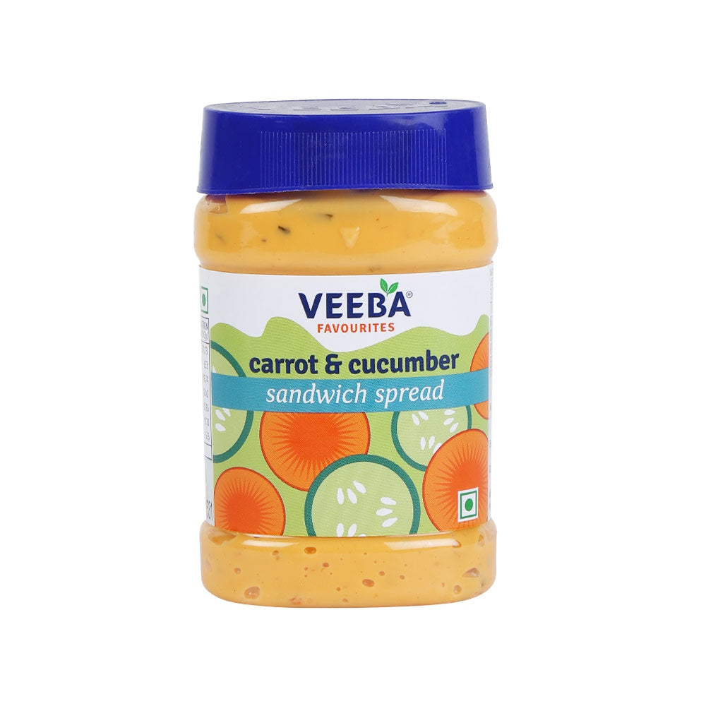 Veeba Carrot & Cucumber Sandwich Spread - Pack of 2 : 2 x 250 g