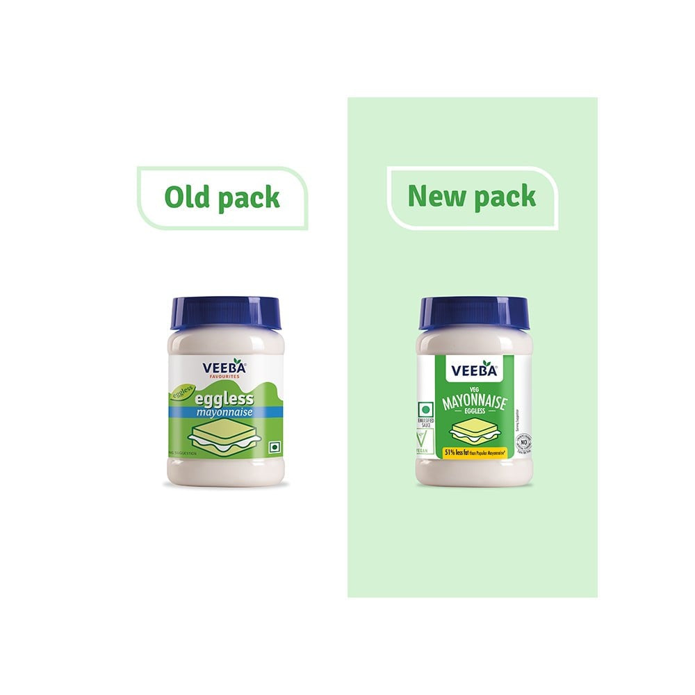Veeba Veg Eggless Mayonnaise - Pack of 2 : 2 x 250 g