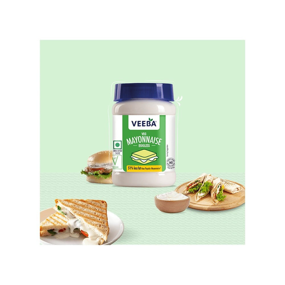 Veeba Veg Eggless Mayonnaise - Pack of 2 : 2 x 250 g