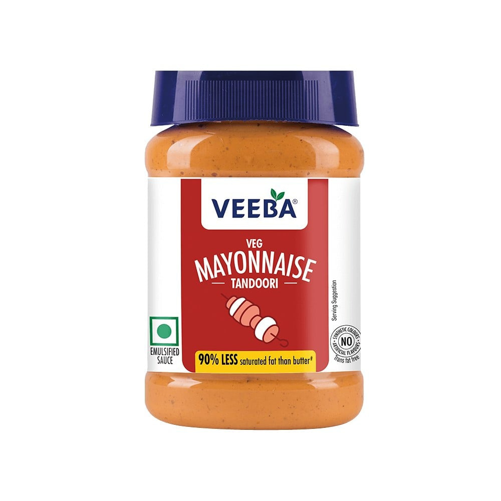 Veeba Eggless Tandoori Flavoured Mayonnaise - Pack of 2 : 2 x 250 g
