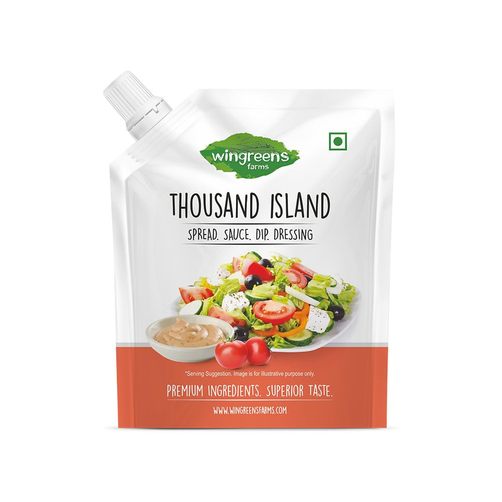 Wingreens Farms Thousand Island Salad Dressing - Pack of 2 : 2 x 180 g