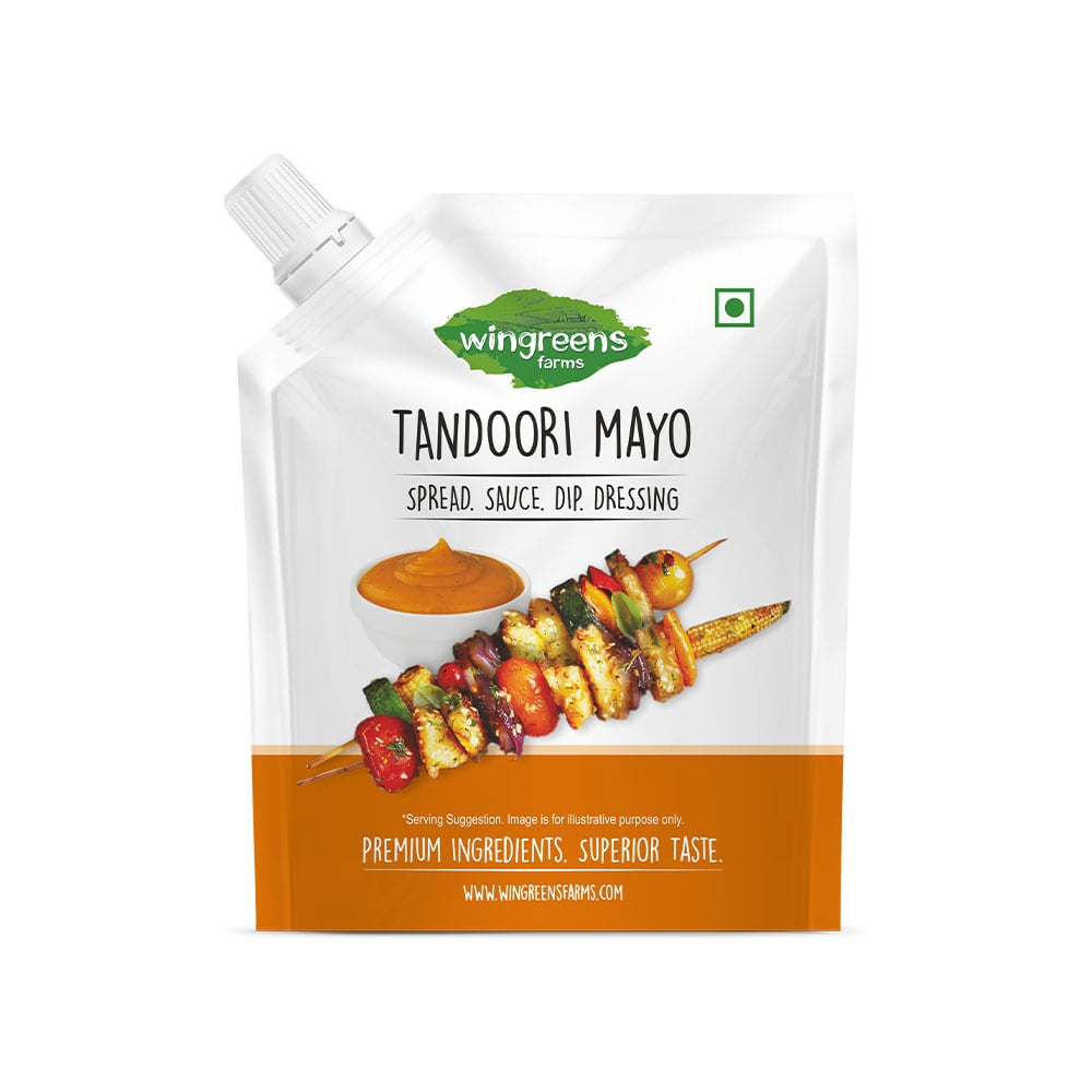 Wingreens Farms Tandoori Flavoured Mayonnaise - Pack of 2 : 2 x 180 g
