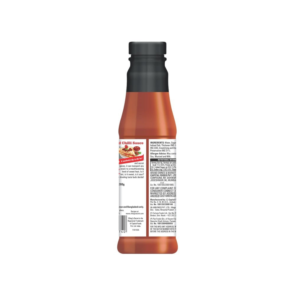 Ching's Secret Red Chilli Sauce, Bold, Fiery & Aromatic - Pack of 2 : 2 x 200 g