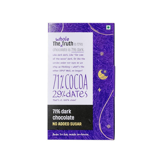 The Whole Truth 71% Dark Chocolate Bar : 80 g