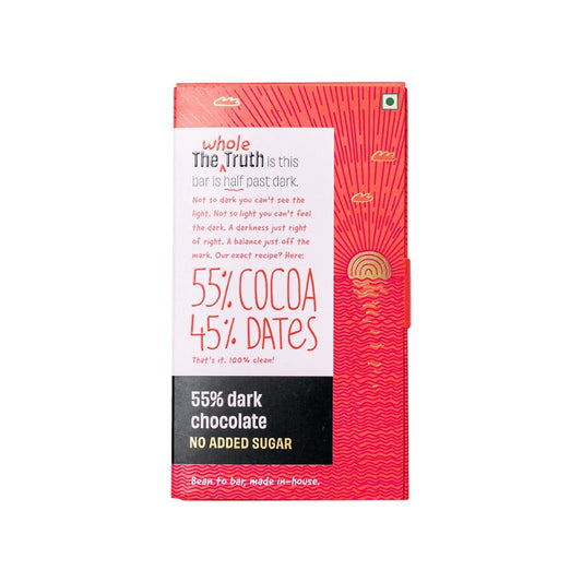 The Whole Truth 55% Dark Chocolate Bar : 80 g