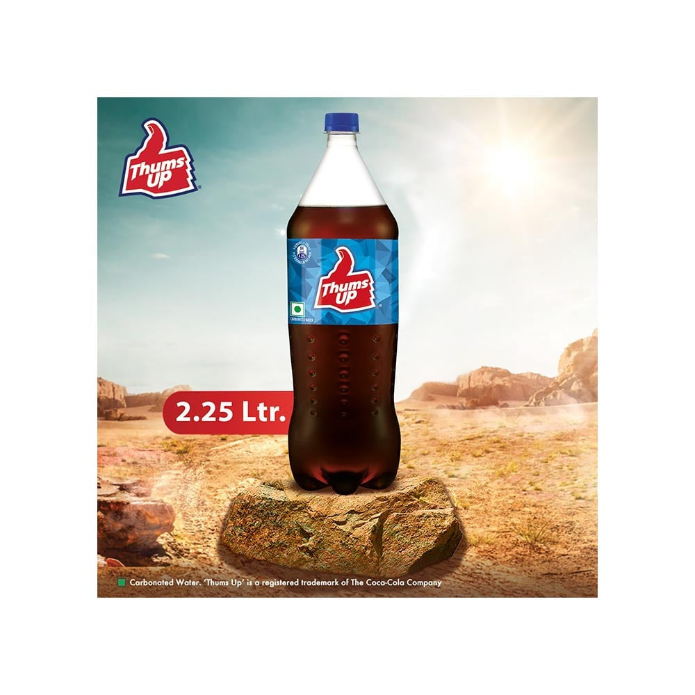 Thums Up Soft Drink (2.25 l) - Pack of 2 : 2 x 2.25 ltr