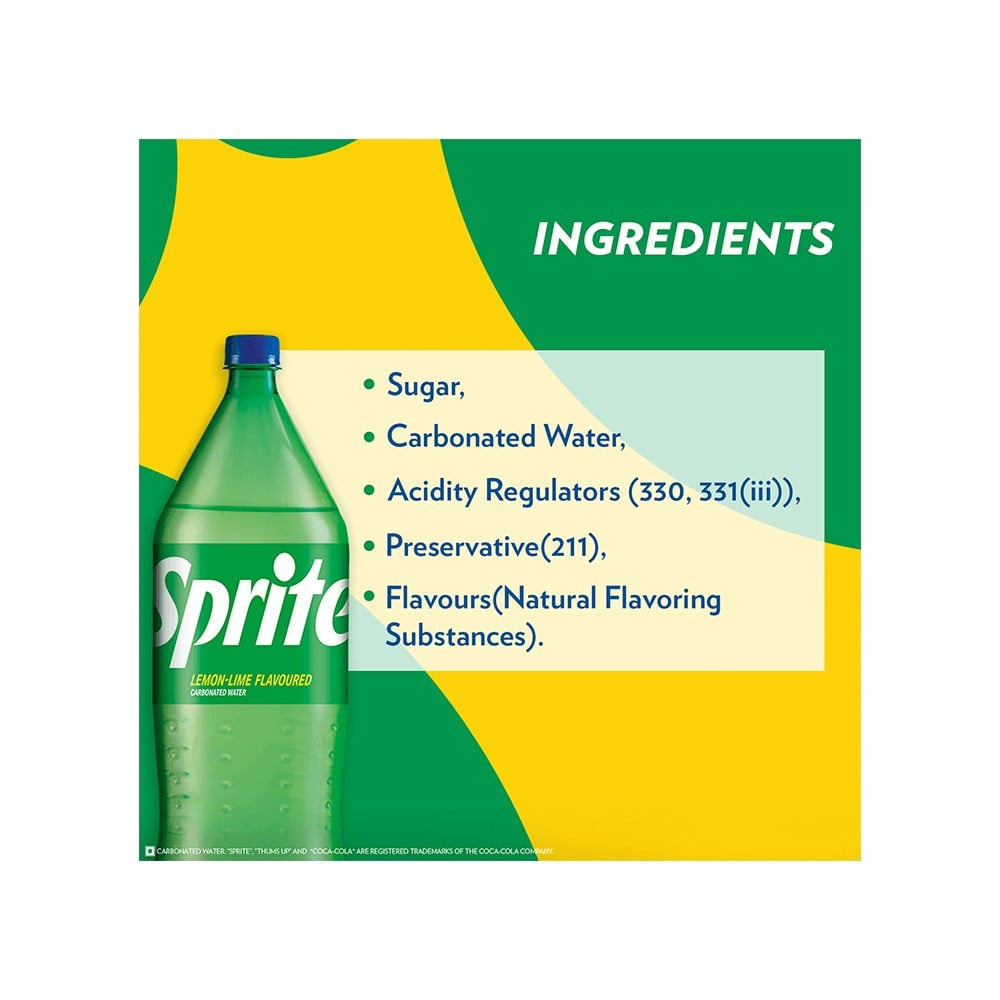 Sprite Lime Flavoured Soft Drink (2.25 l) - Pack of 2 : 2 x 2.25 ltr