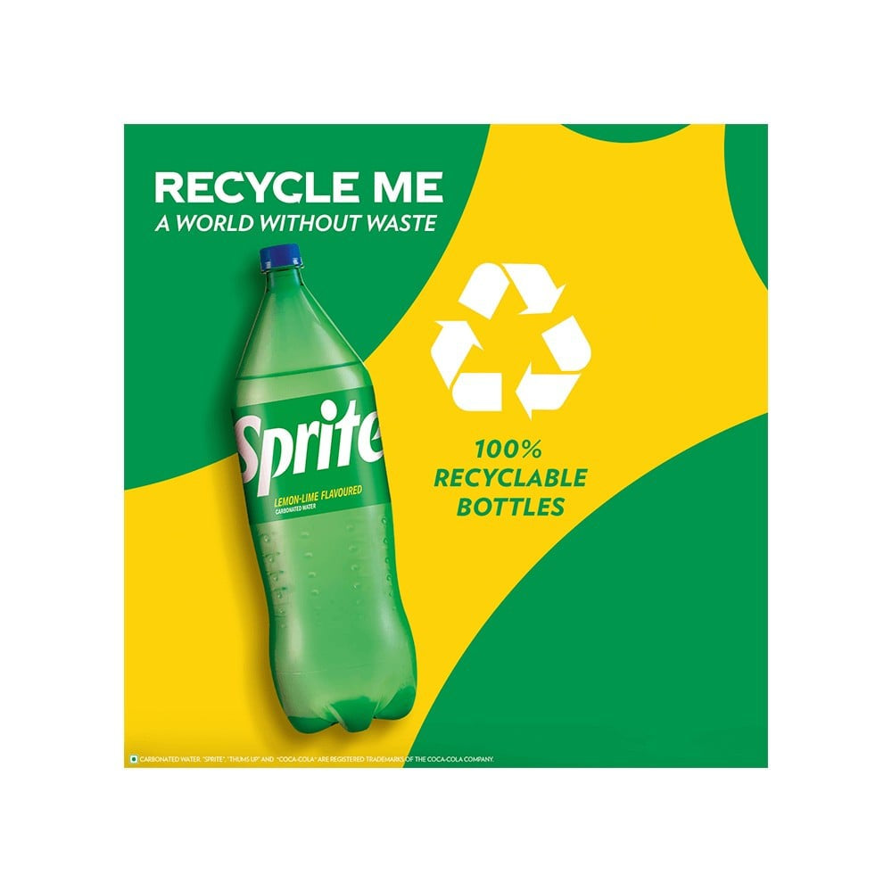 Sprite Lime Flavoured Soft Drink (2.25 l) - Pack of 2 : 2 x 2.25 ltr