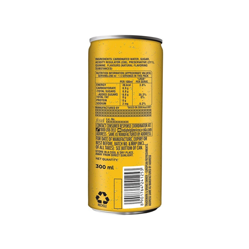Schweppes Indian Tonic Water - Pack of 2 : 2 x 300 ml