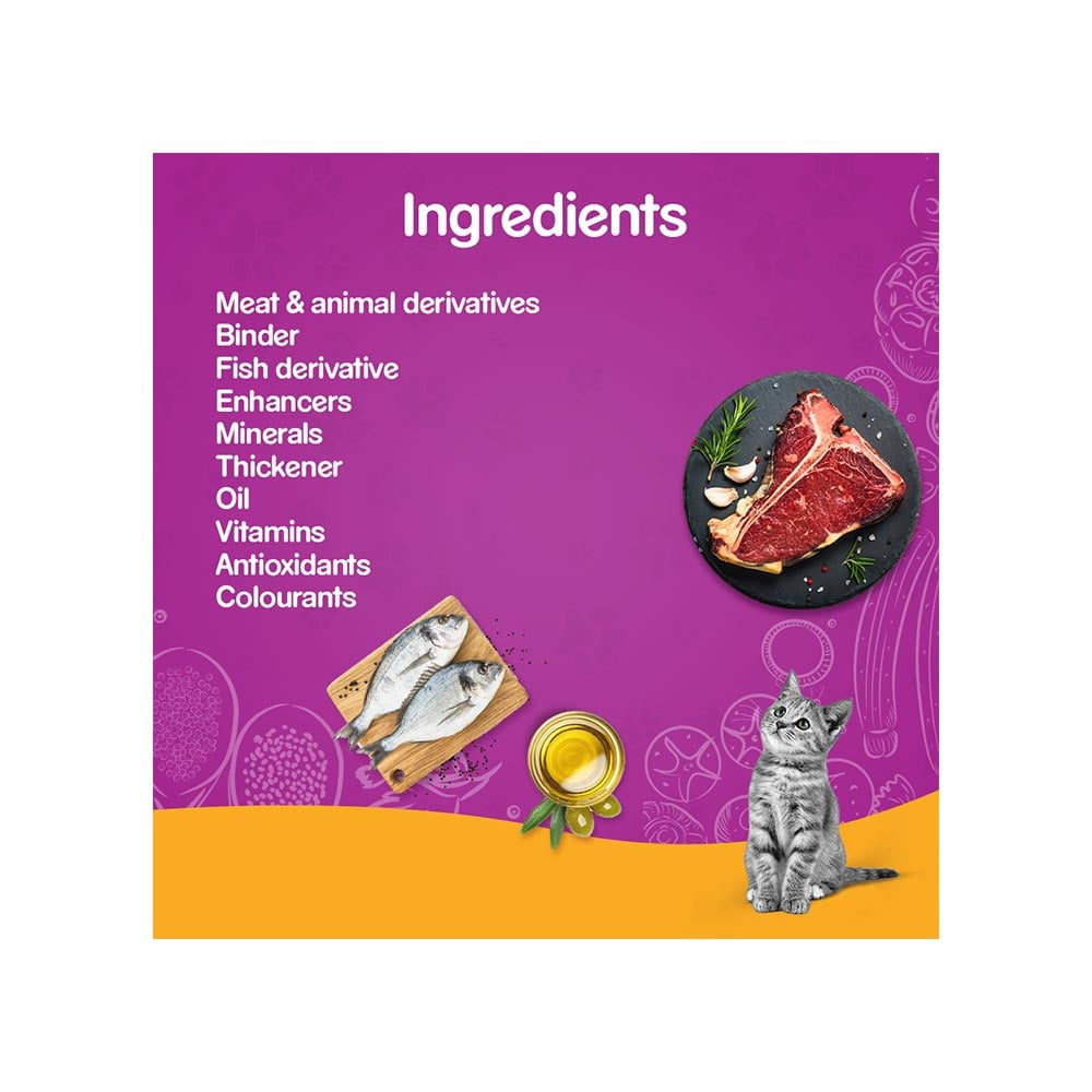 Whiskas Adult Wet Cat Food -Chicken in Gravy (1+ Years) - Pack of 2 : 2 x 80 g