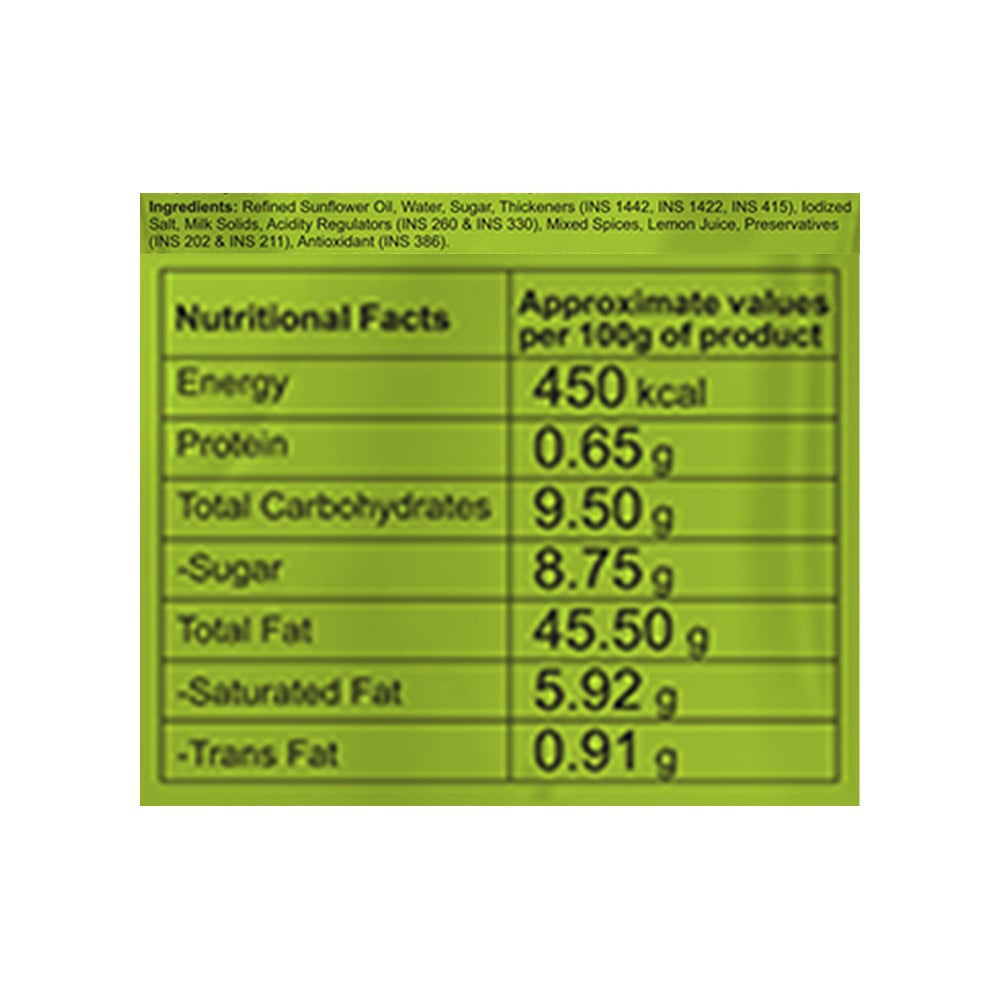 Wingreens Farms Premium Veg Mayonnaise : 800 g