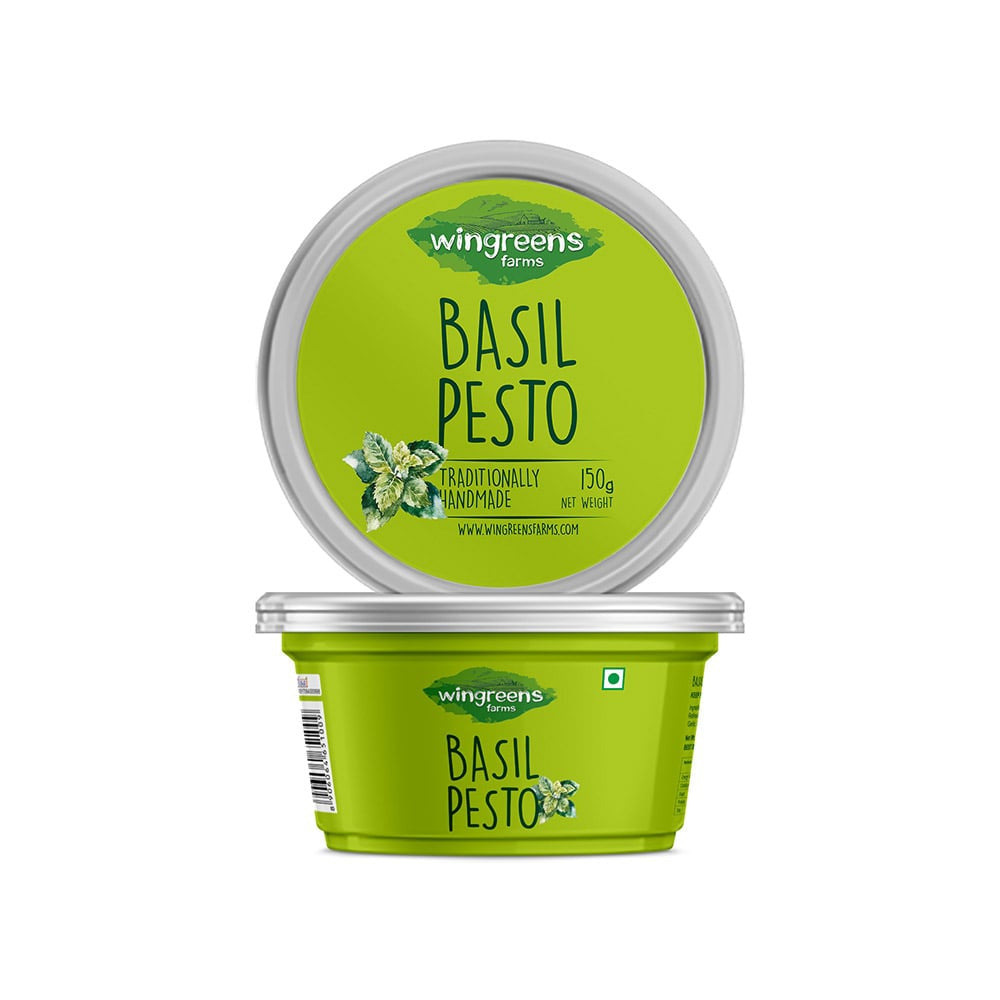 Wingreens Farms Basil Pesto Dip - Pack of 2 : 2 x 150 g