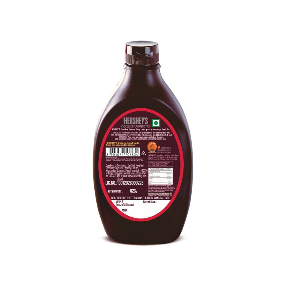 Hershey's Chocolate Syrup - Pack of 2 : 2 x 623 g