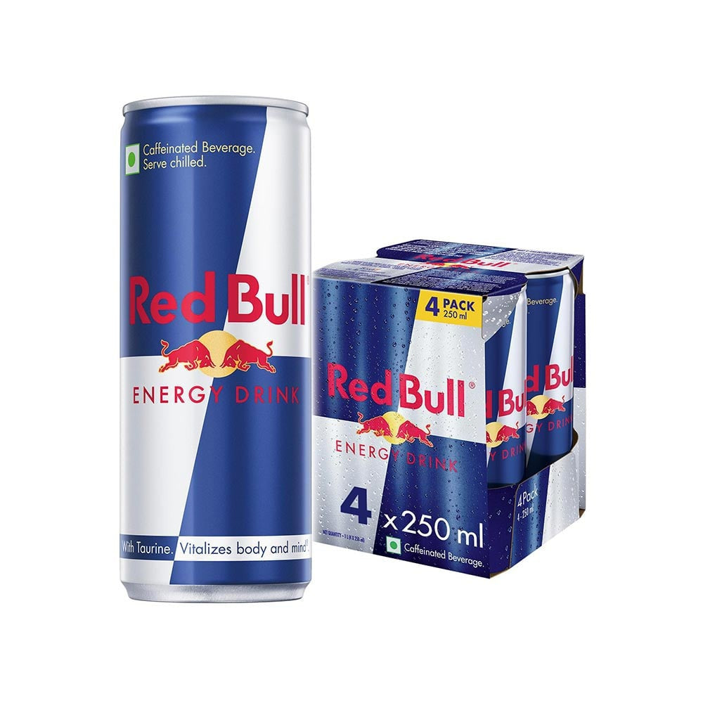 Red Bull Energy Drink (4 x 250 ml) - Pack of 2 : 2 x 4 x 250 ml