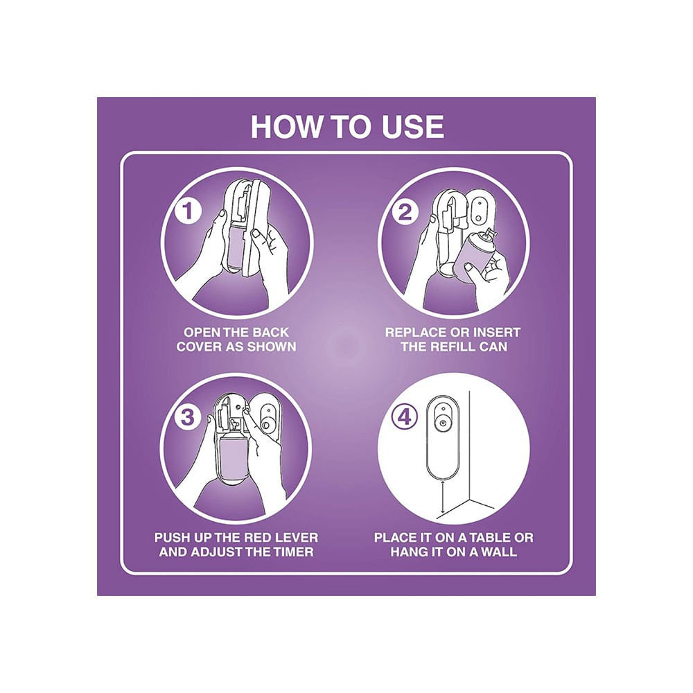 Godrej Aer Matic Air Freshener - Violet Valley Bloom : 225 ml
