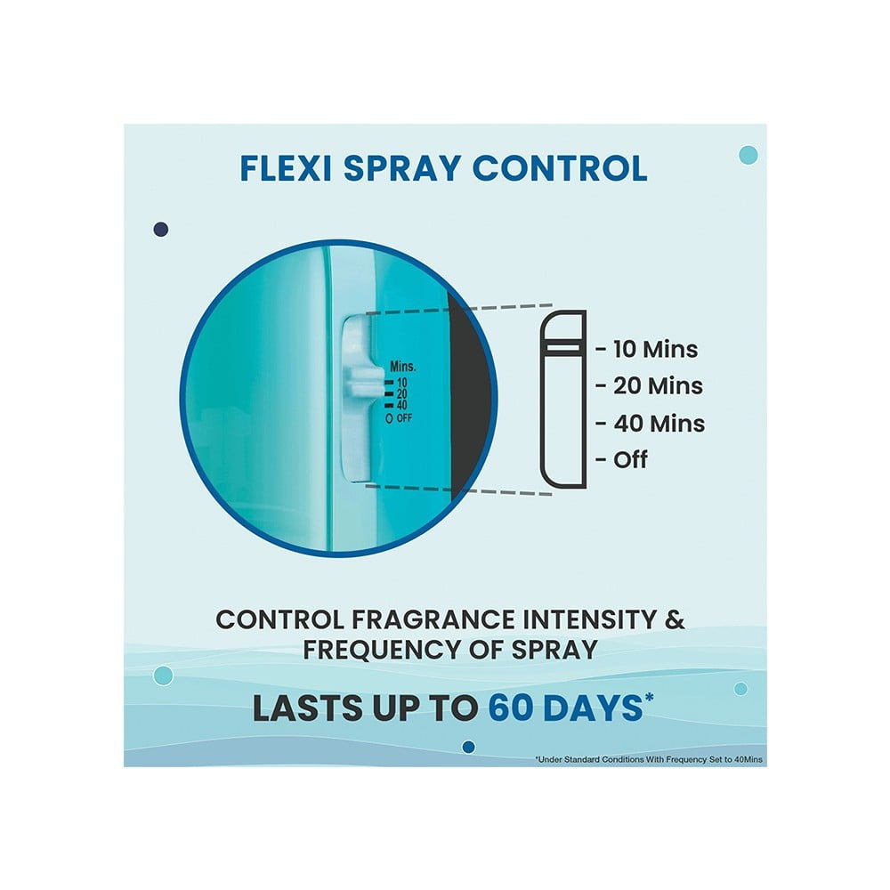 Godrej Aer Matic Air Freshener - Cool Surf Blue (Machine + Refill) : 225 ml + 1 piece