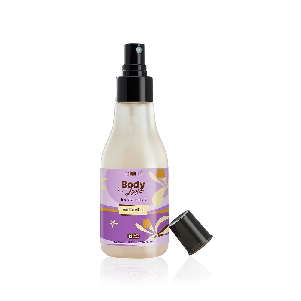 Plum BodyLovin' Body Mist (Warm Vanilla) - Pack of 2 : 2 x 150 ml