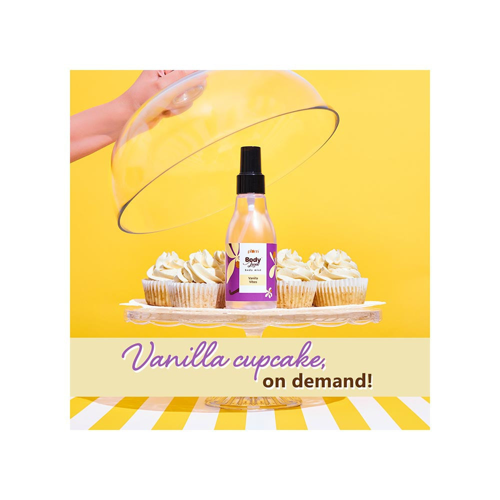 Plum BodyLovin' Body Mist (Warm Vanilla) - Pack of 2 : 2 x 150 ml