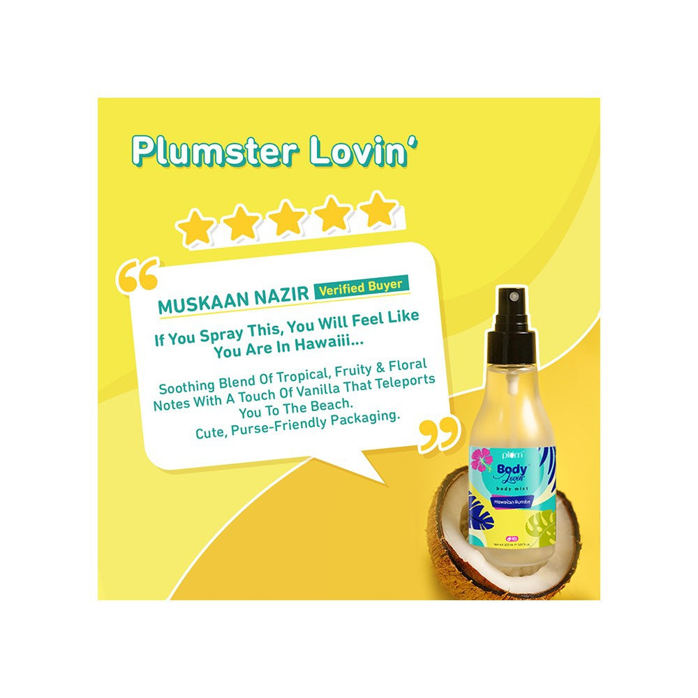 Plum BodyLovin' Body Mist (Hawaiian Rumba) - Pack of 2 : 2 x 150 ml
