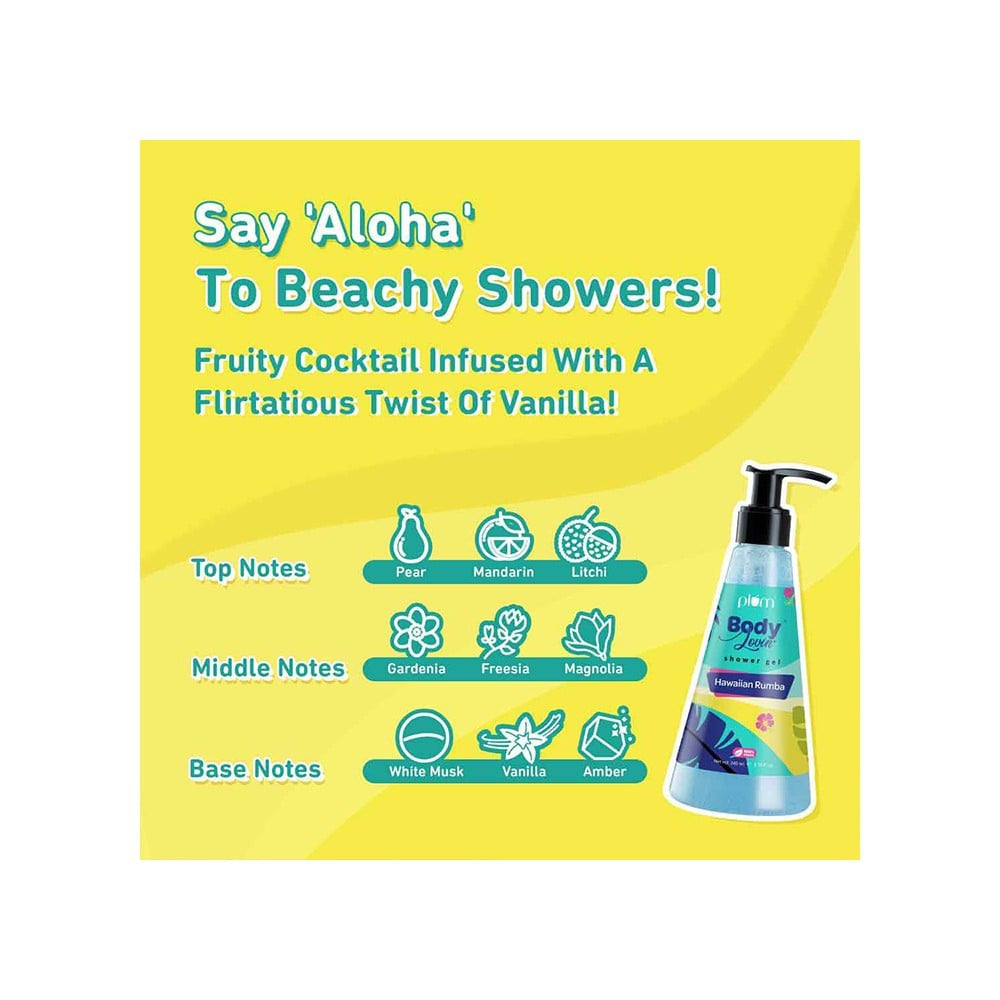 Plum BodyLovin' Hawaiian Rumba Shower Gel - Pack of 2 : 2 x 240 ml