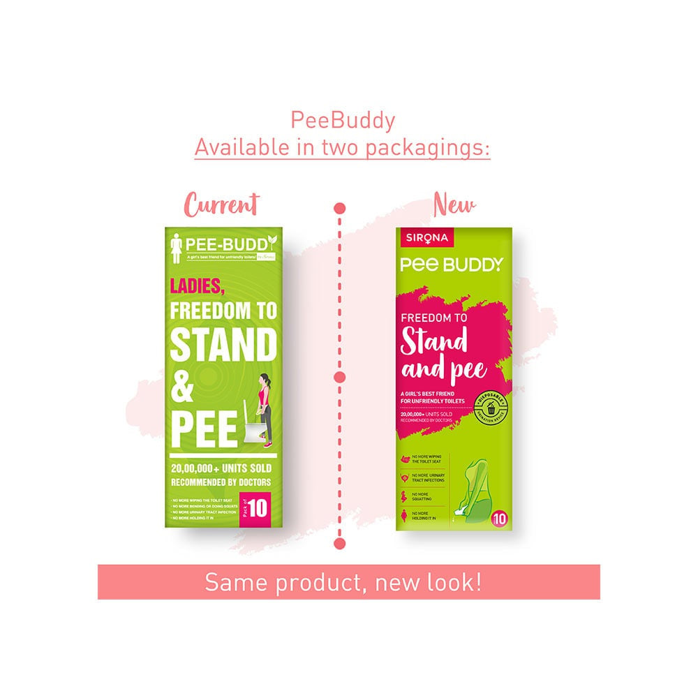 Pee-Buddy Urination Device - Pack of 2 : 2 x 10 units