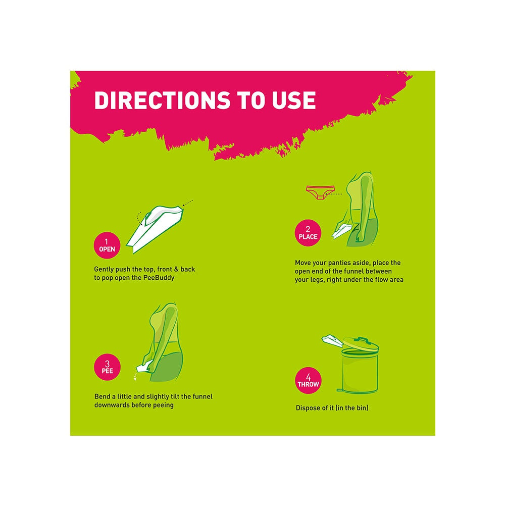 Pee-Buddy Urination Device - Pack of 2 : 2 x 10 units