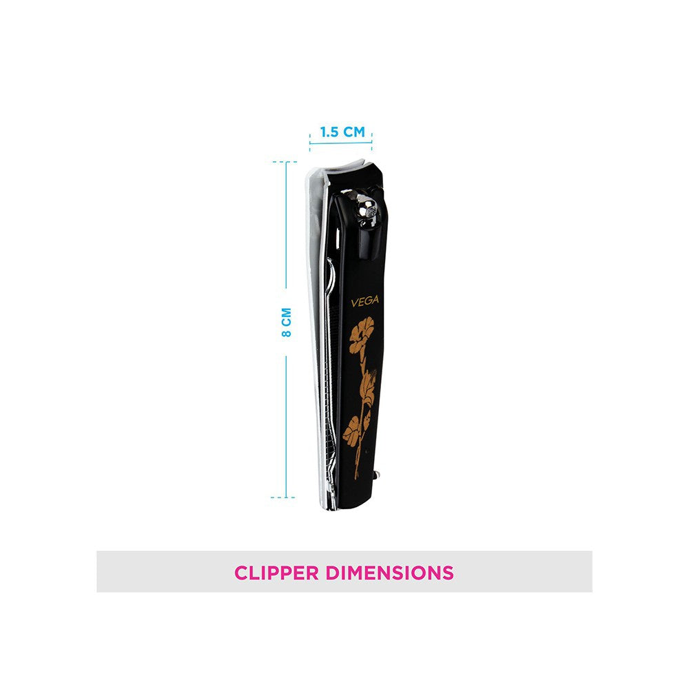 Vega Nail Clipper (Large) - Glitter - Pack of 2 : 2 x 1 unit