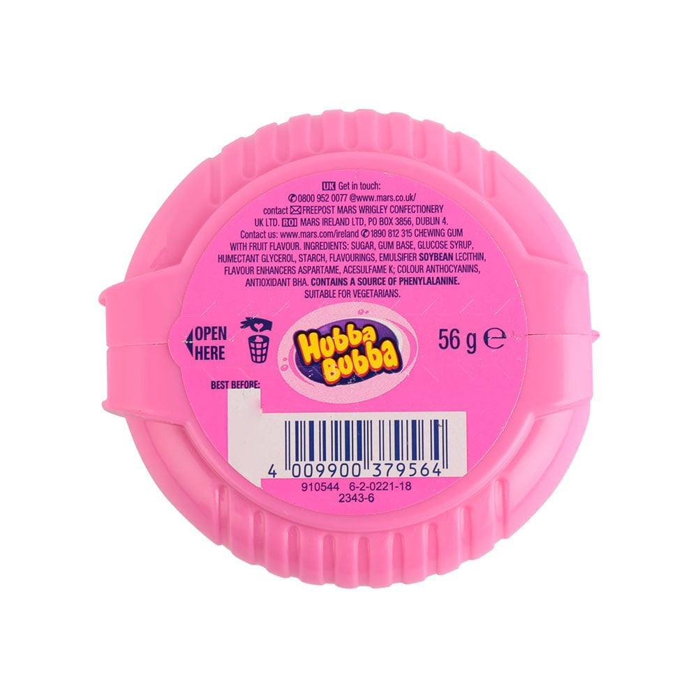 Wrigley's Hubba Bubba Fruit Flavour Chewing Gum : 56 g