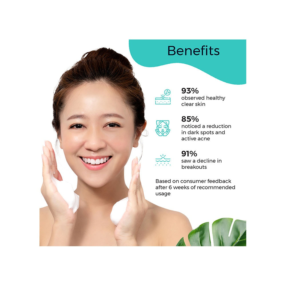 Pilgrim Salicylic & Glycolic Acid Foaming Face Wash : 120 ml