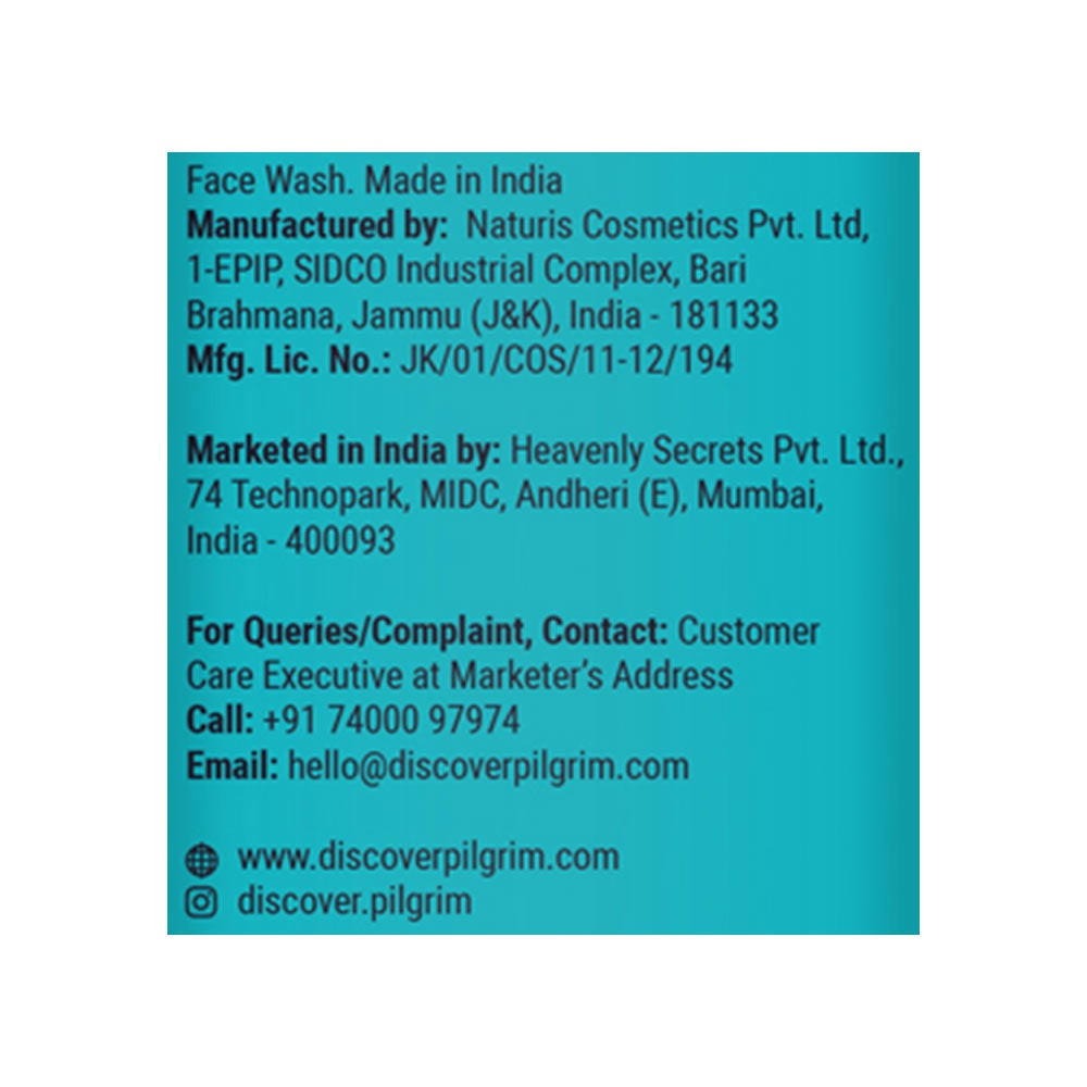 Pilgrim Salicylic & Glycolic Acid Foaming Face Wash : 120 ml