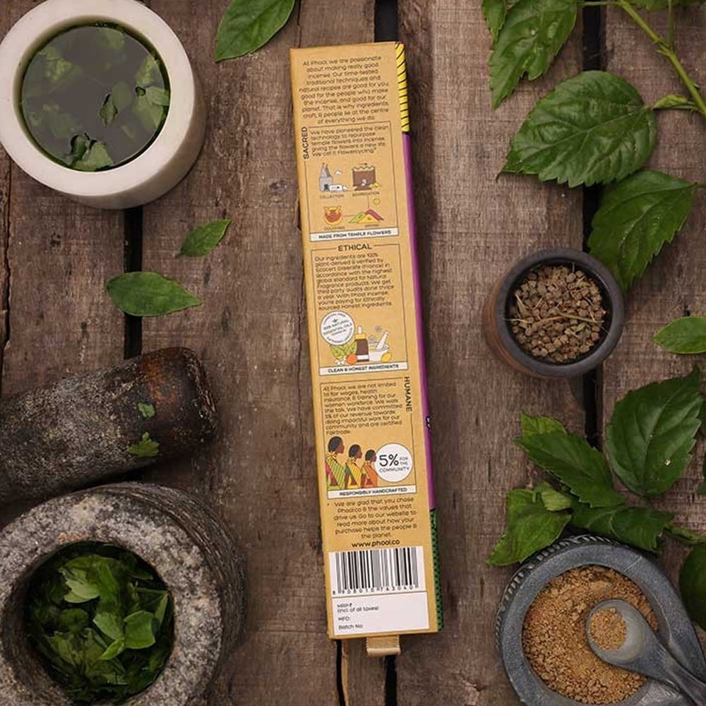 Phool Patchouli Incense Sticks / Agarbatti : 1 pack (40 pieces)