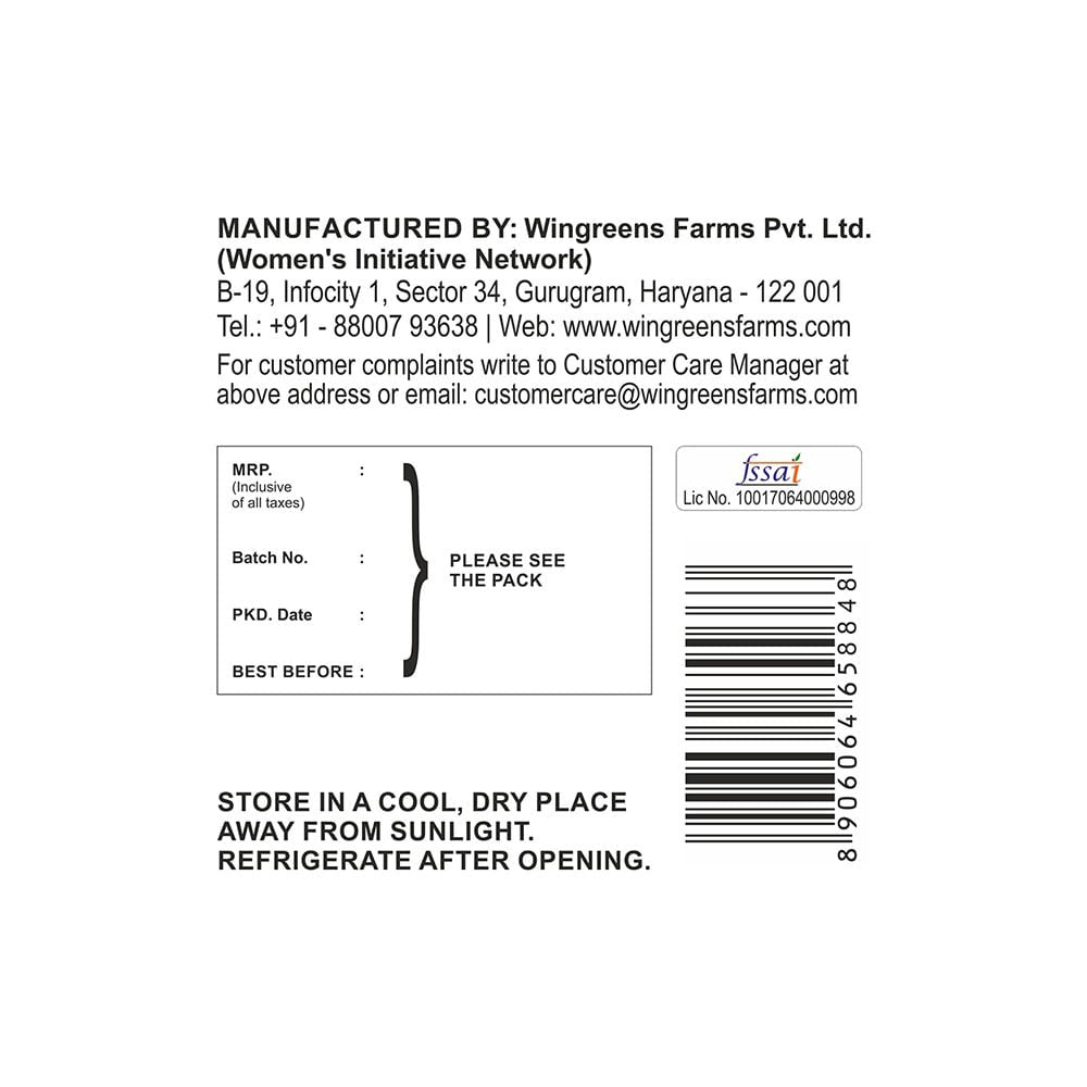 Wingreens Farms Original Recipe Pizza & Pasta Sauce : 600 g