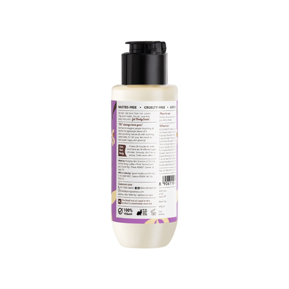 Plum BodyLovin' Vanilla Vibes Body Oil : 100 ml