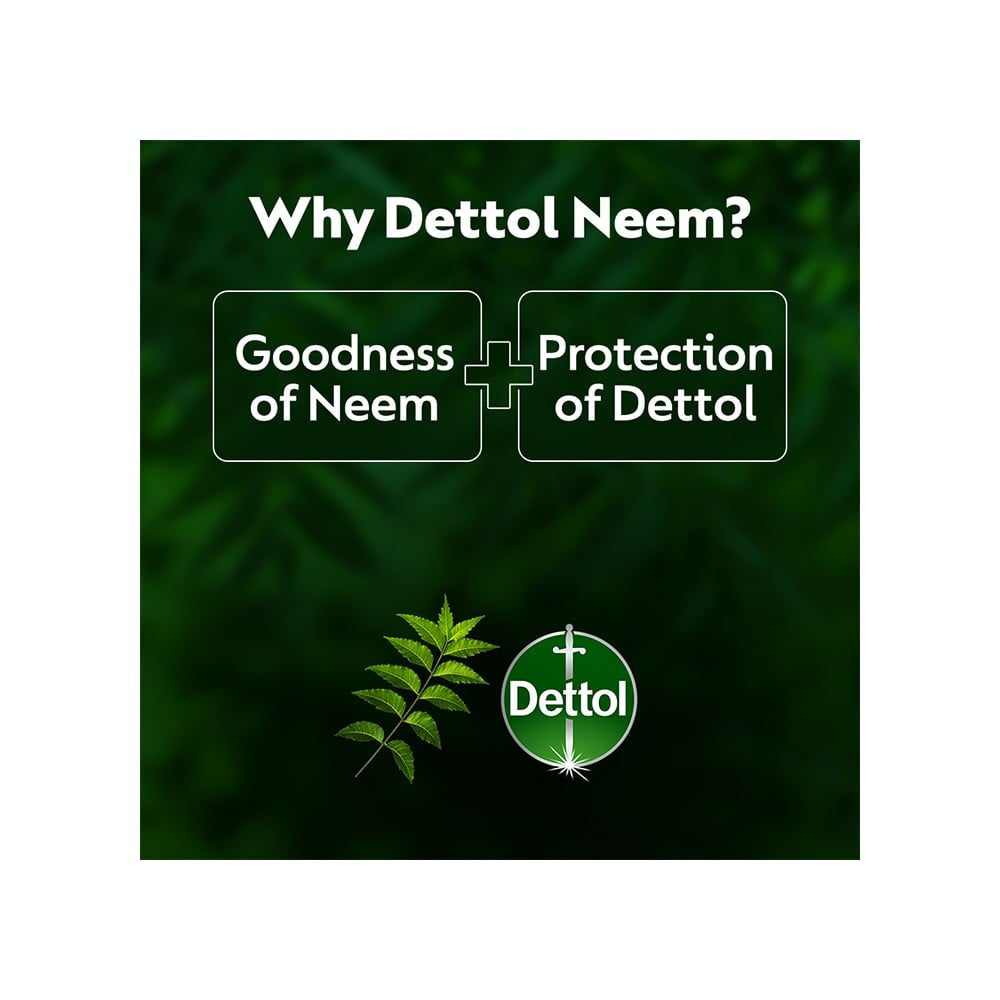 Dettol Neem Bathing Bar - Buy 3 Get 1 Free : 4 x 75 g