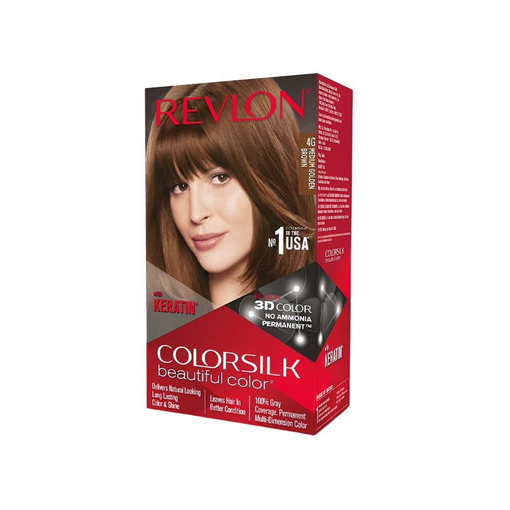 Revlon Colorsilk Hair Colour with Keratin (Medium Golden Brown) : 1 pack