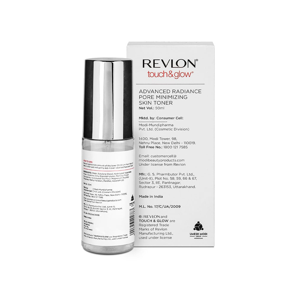 Revlon Touch & Glow Advanced Radiance Pore Minimizing Skin Toner : 50 ml