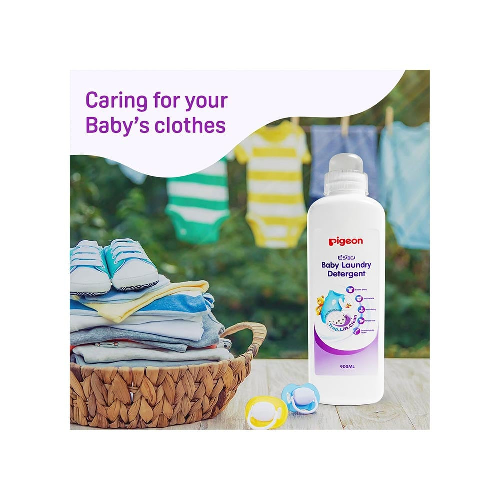Pigeon Baby Anti - Bacteria Baby Laundry Detergent : 900 ml