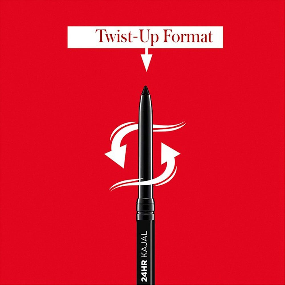 Revlon 24 Hour Kajal (Intense Black) : 0.35 g