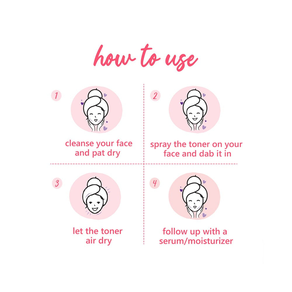 Plum Bulgarian Valley Rose Water Toner with Hyaluronic Acid : 100 ml