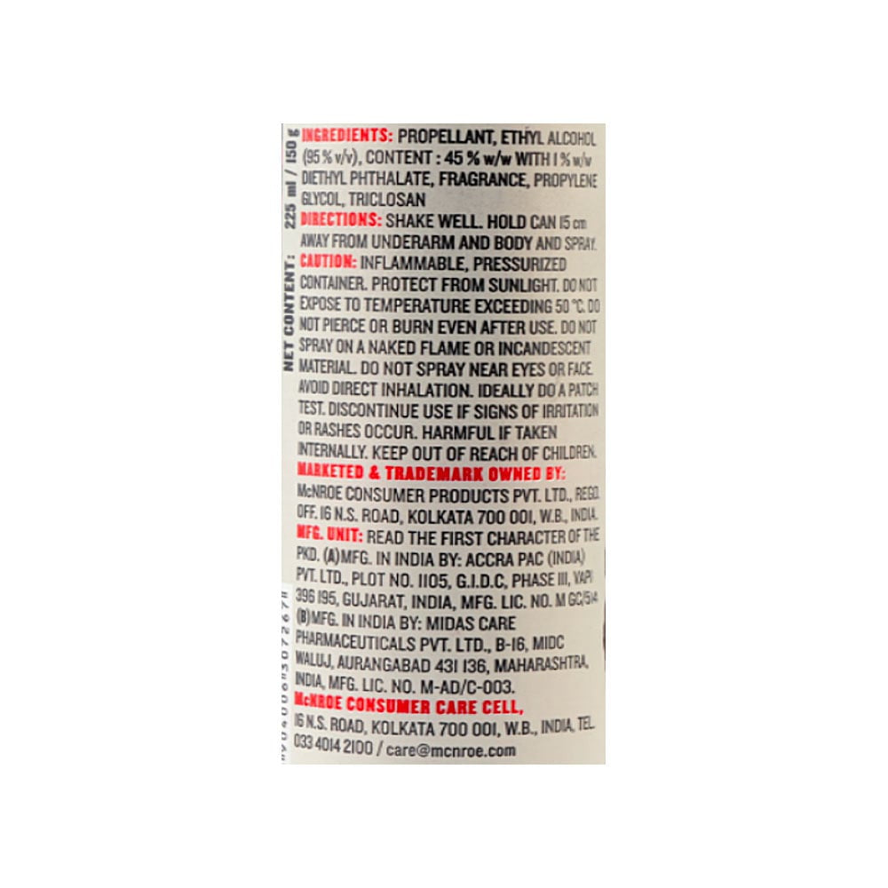 Wild Stone Red Body Men's Deodorant : 225 ml