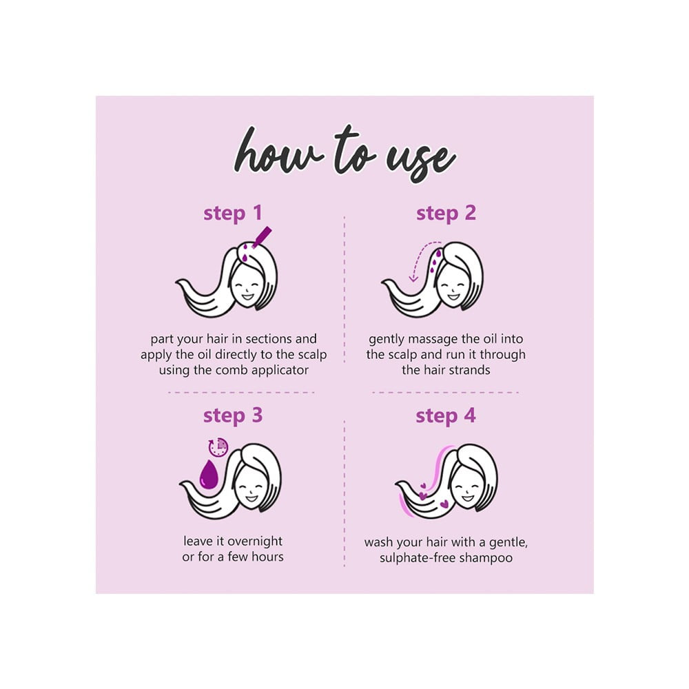 Plum Onion & Bhringraj Hair Growth Onion Hair Oil : 100 ml