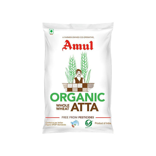 Amul Organic Atta (Whole Wheat) : 1 kg