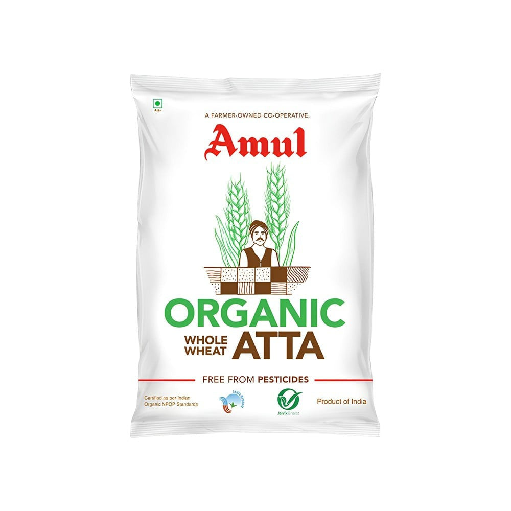 Amul Organic Atta (Whole Wheat) : 5 kg