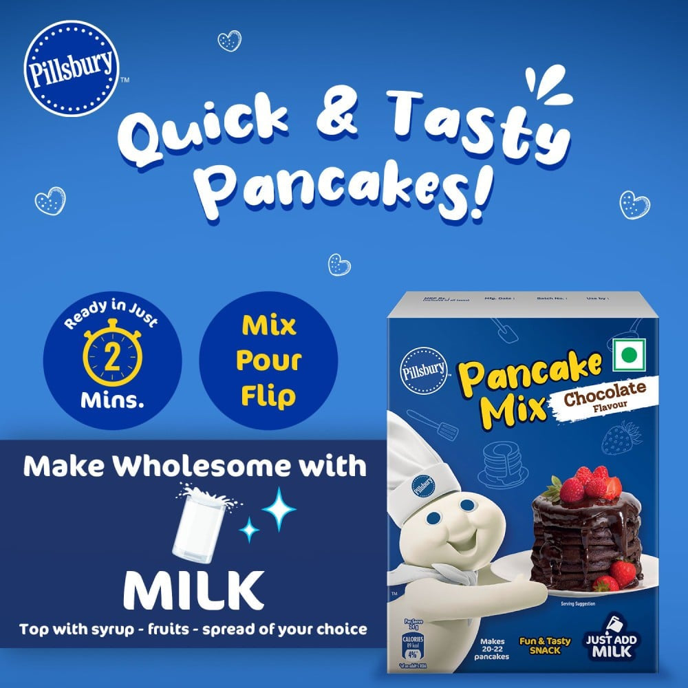 Pillsbury Chocolate Pancake Mix : 500 g